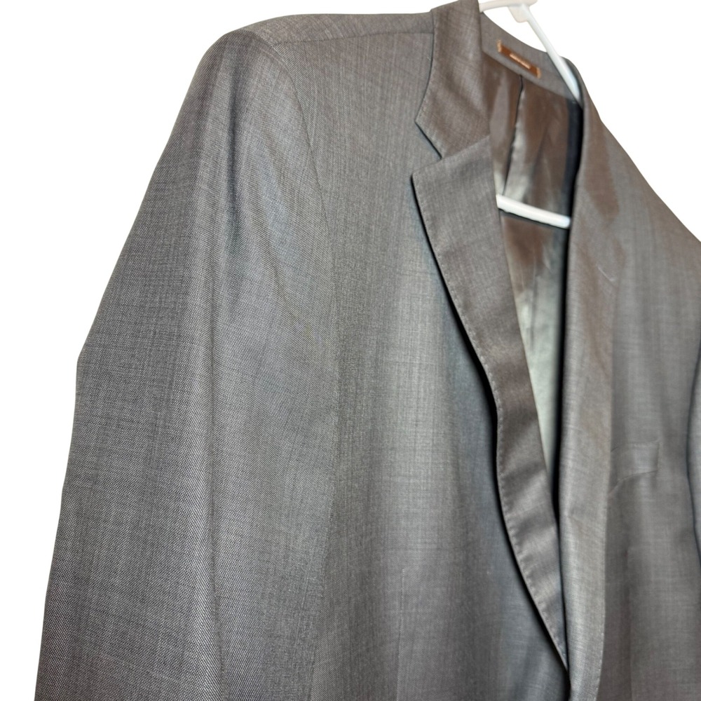 Peter‎ Millar Mens 46R Gray 100% Wool Union Made Sport Coat Blazer - Picture 2 of 7
